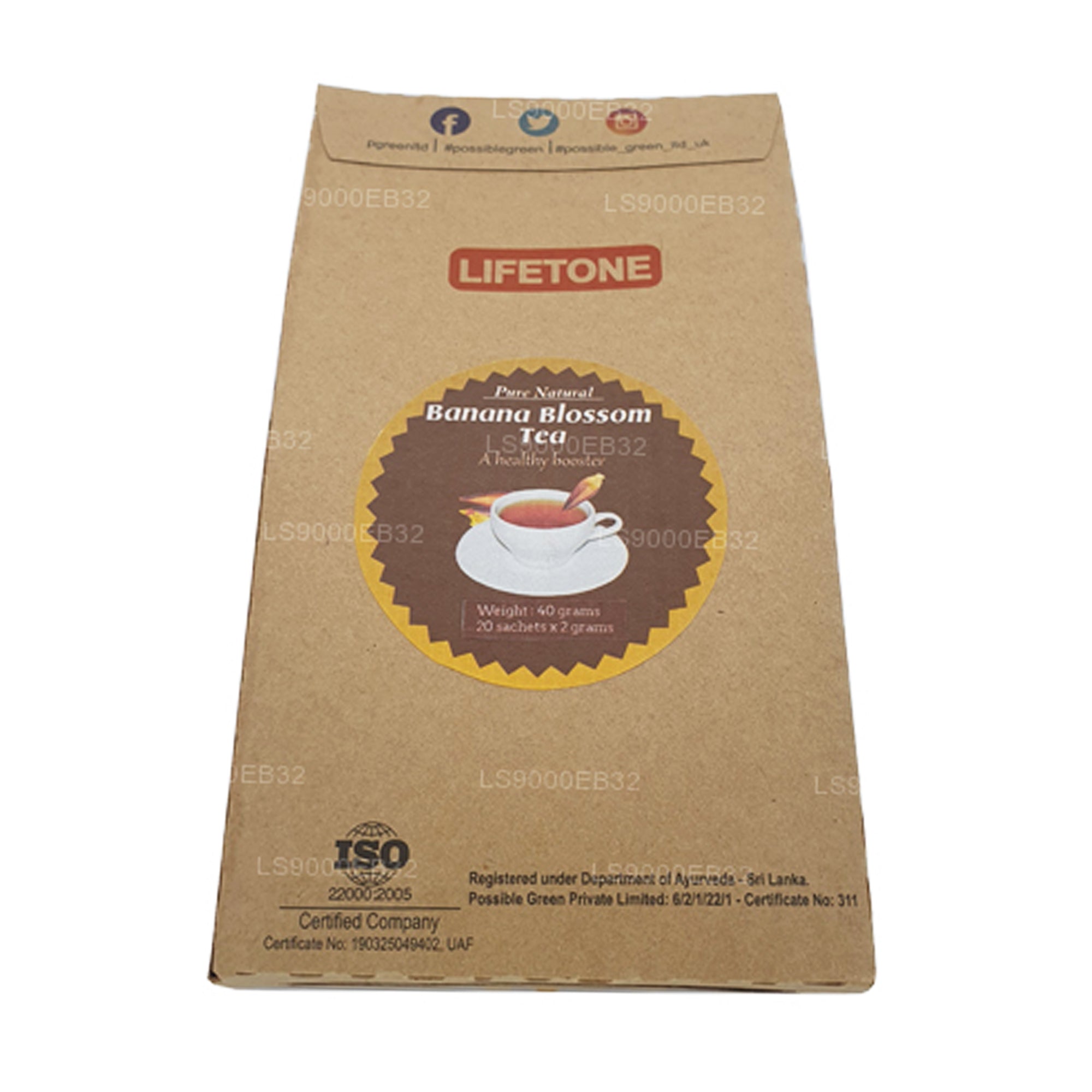 Lifetone Banana Blossom Tea 40g Lakpura Llc