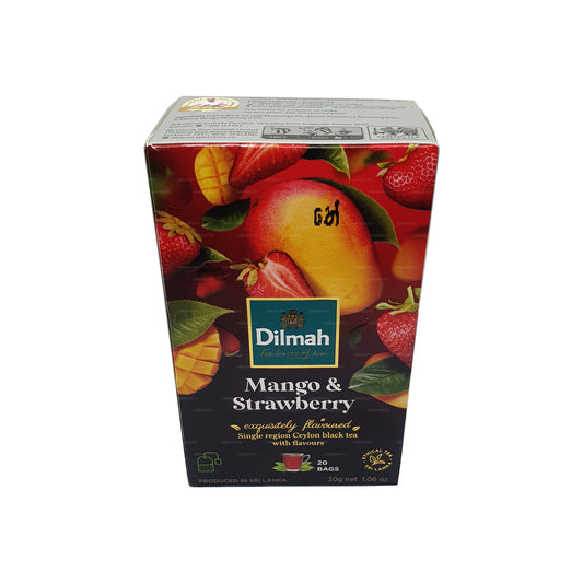 Dilmah Mango and Strawberry Flavored Tea (30g) 20 Tea Bags