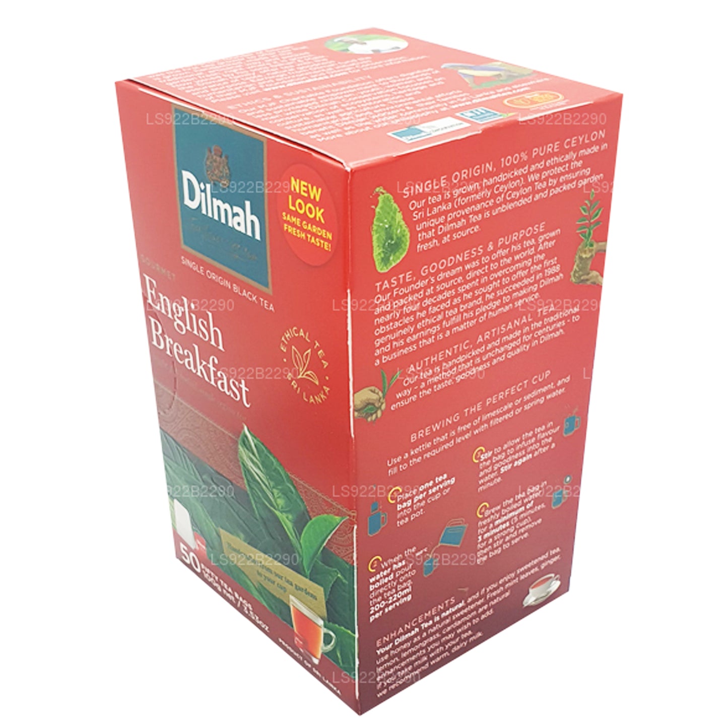 Dilmah English Breakfast Tea (100g) 50 Tea Bags