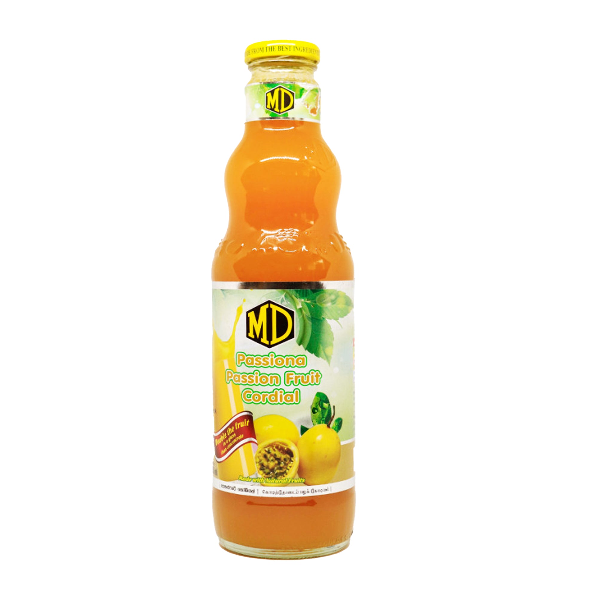 Md Passion Fruit Cordial 750ml Lakpura Llc