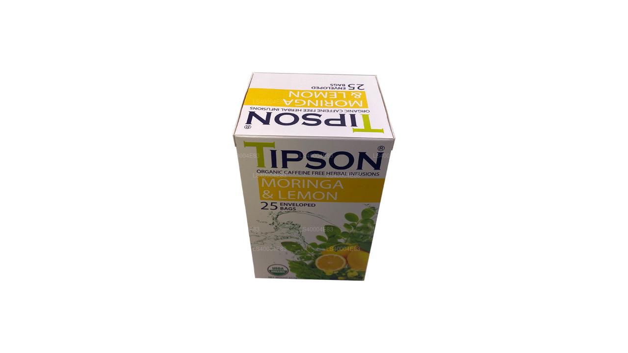 Tipson Moringa & Lemon Tea 25 Tea Bags (37.5g)