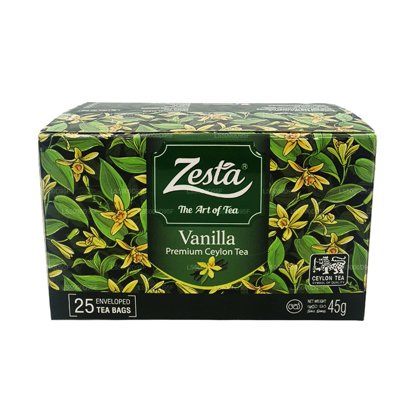 Zesta Vanilla Black Tea (45g) 25 Tea Bags