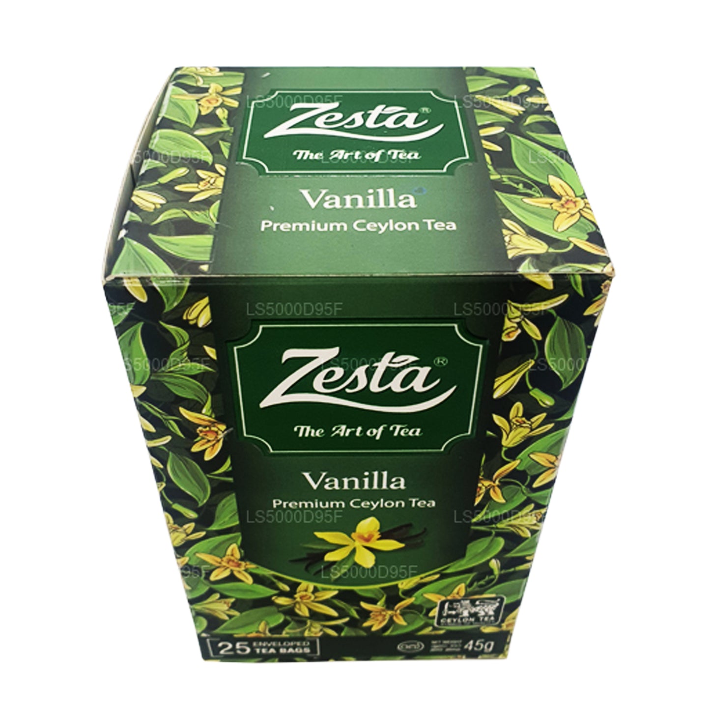 Zesta Vanilla Black Tea (45g) 25 Tea Bags