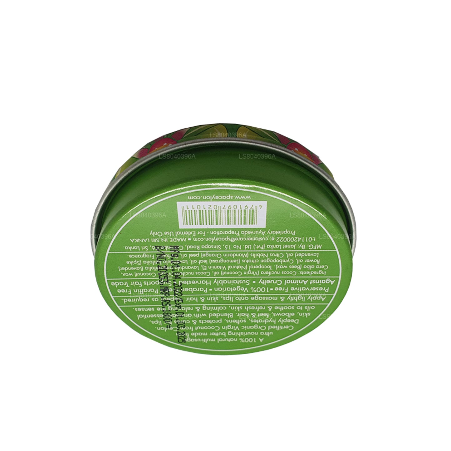 Spa Ceylon Lemongrass Mandarin Virgin Coconut Natural Butter (25g)