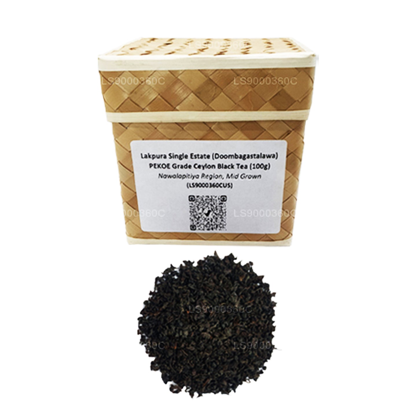 Lakpura Single Estate (Dombagastalawa) PEKOE Grade Ceylon Black Tea Box