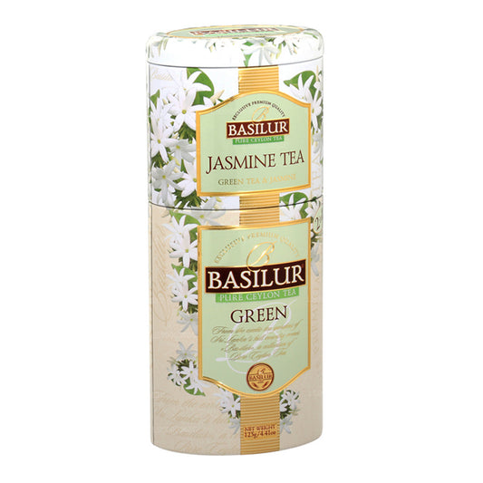 Basilur Fruits and Flowers "Green Tea with Jasmine" (125g) Caddy