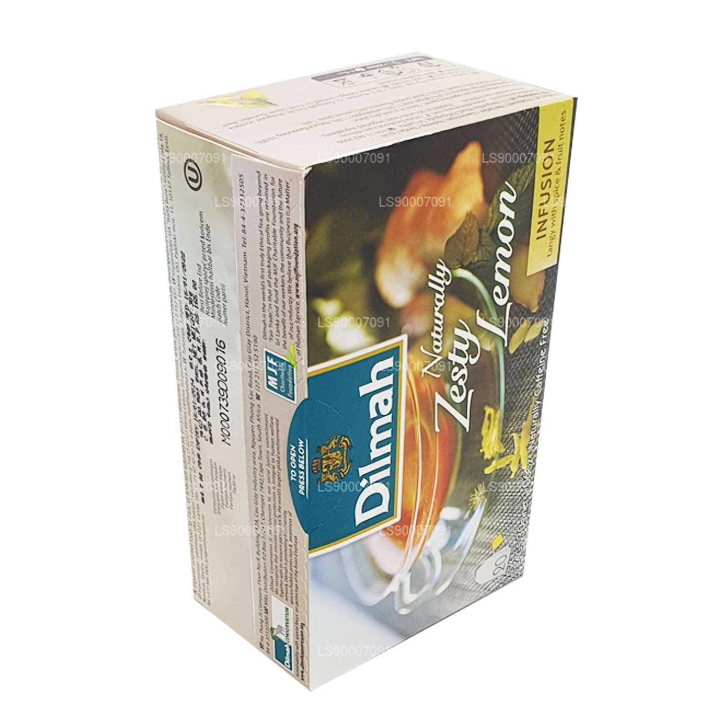 Dilmah Naturally Zesty Lemon (30g) 20 Tea Bags