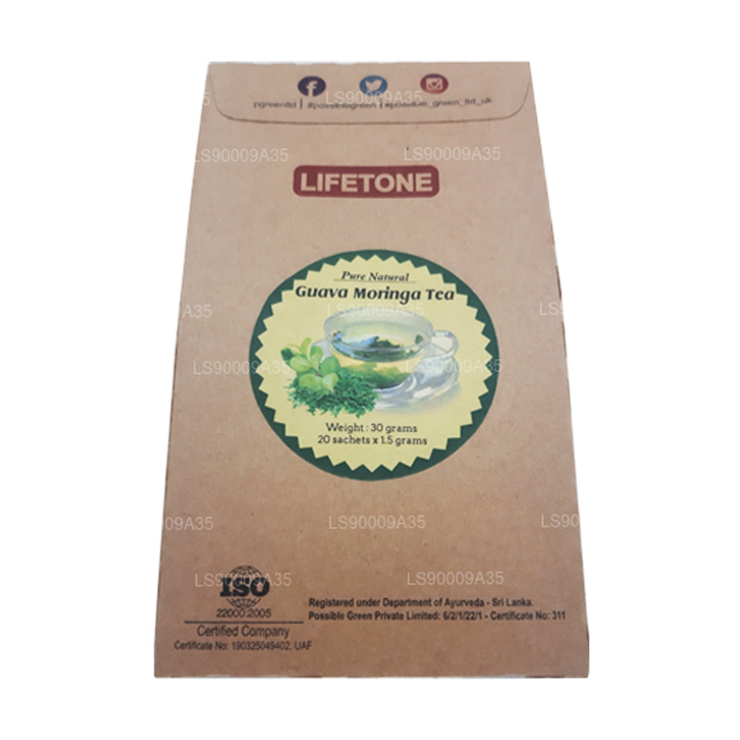 Lifetone Guava Moringa Tea (30g)