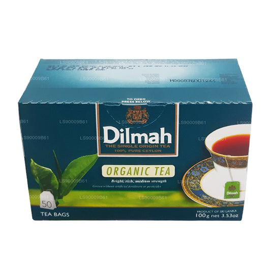 Dilmah Organic Tea (100g) 50 Tea Bags
