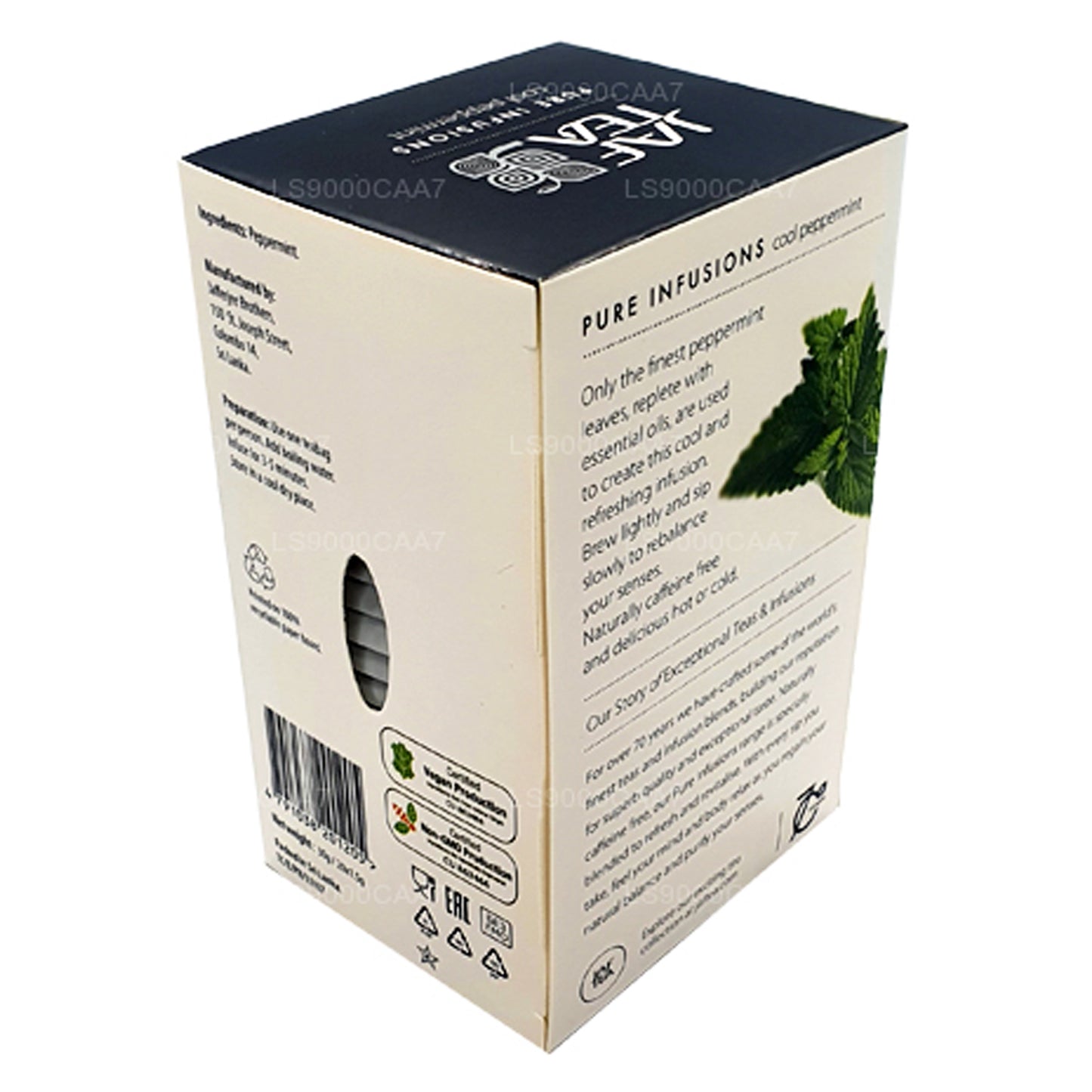 Jaf Tea Pure Infusions Cool Peppermint (30g) 20 Envelope Tea Bags