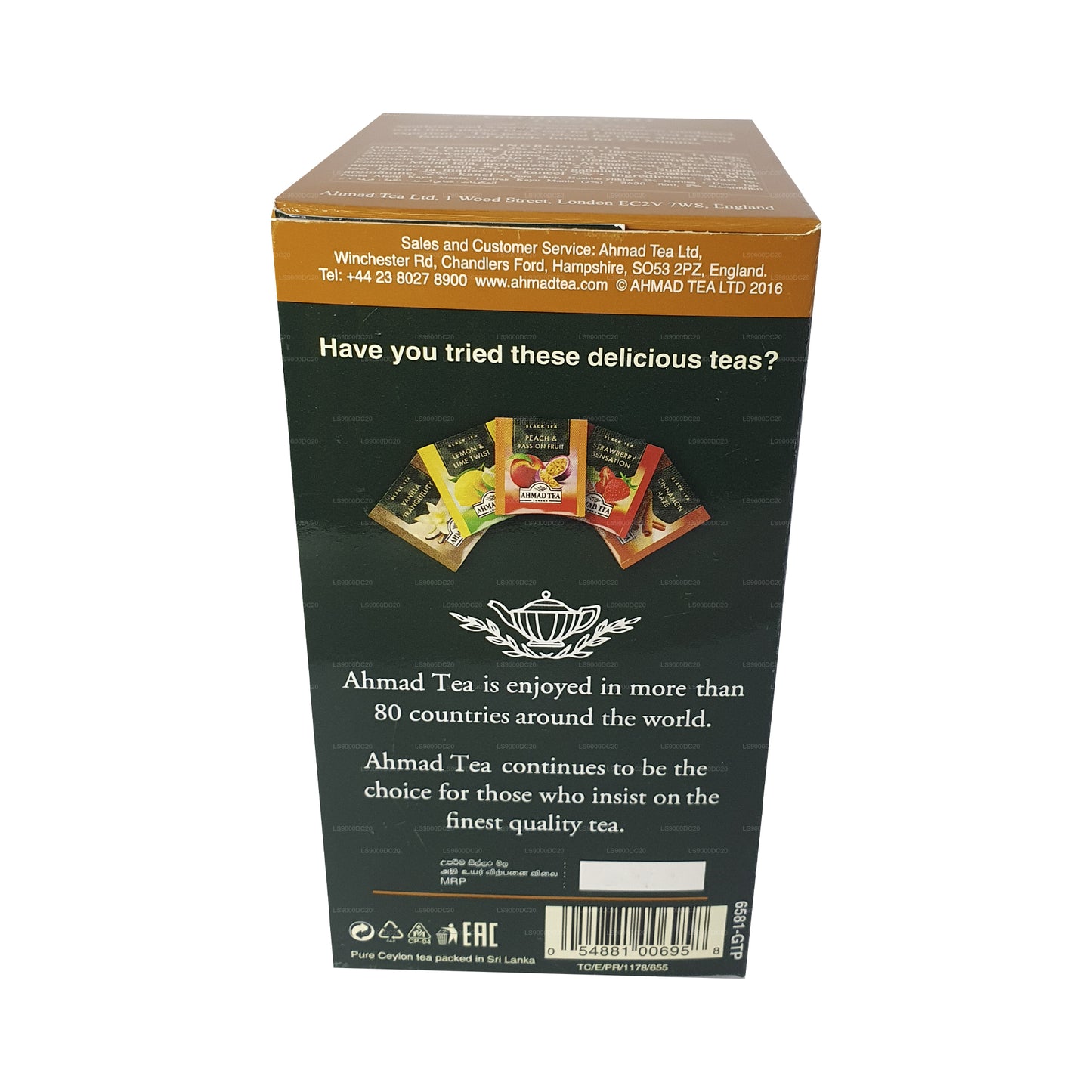 Ahmad Tea Cinnamon Haze 20 Foil Tea Bags (40g)