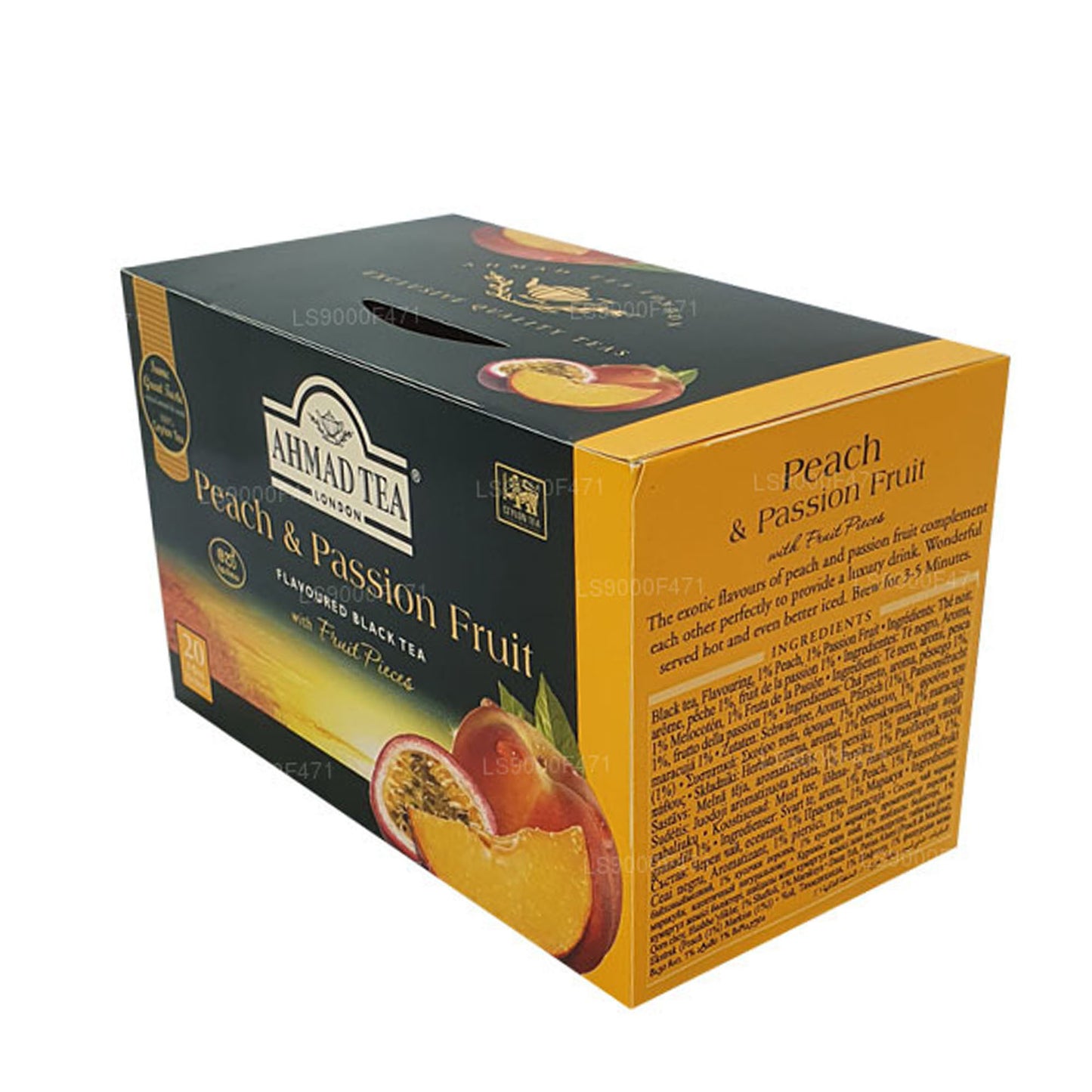 Ahmad Tea Peach and Passion 20 Foil Tea Bags (40g)