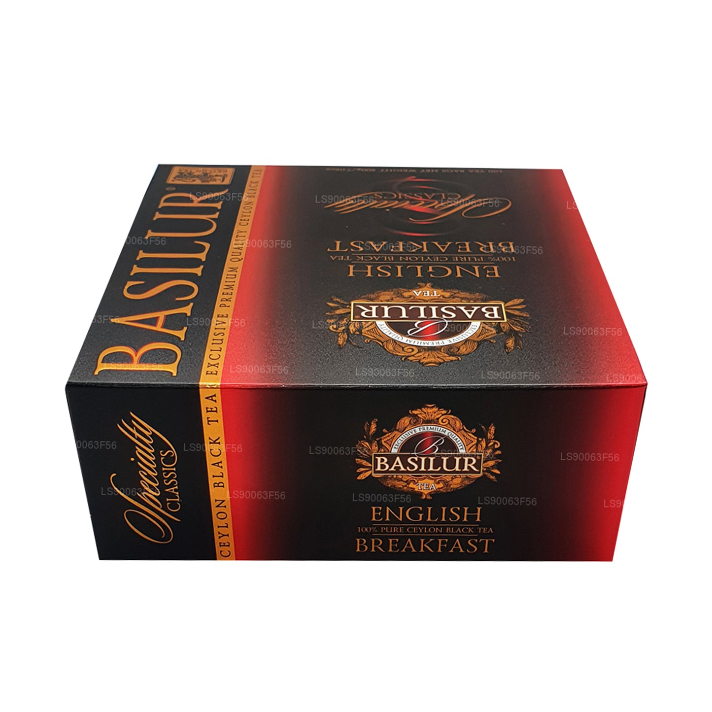 Basilur English Breakfast Pure Ceylon Black Tea (200g) 100 Tea Bags