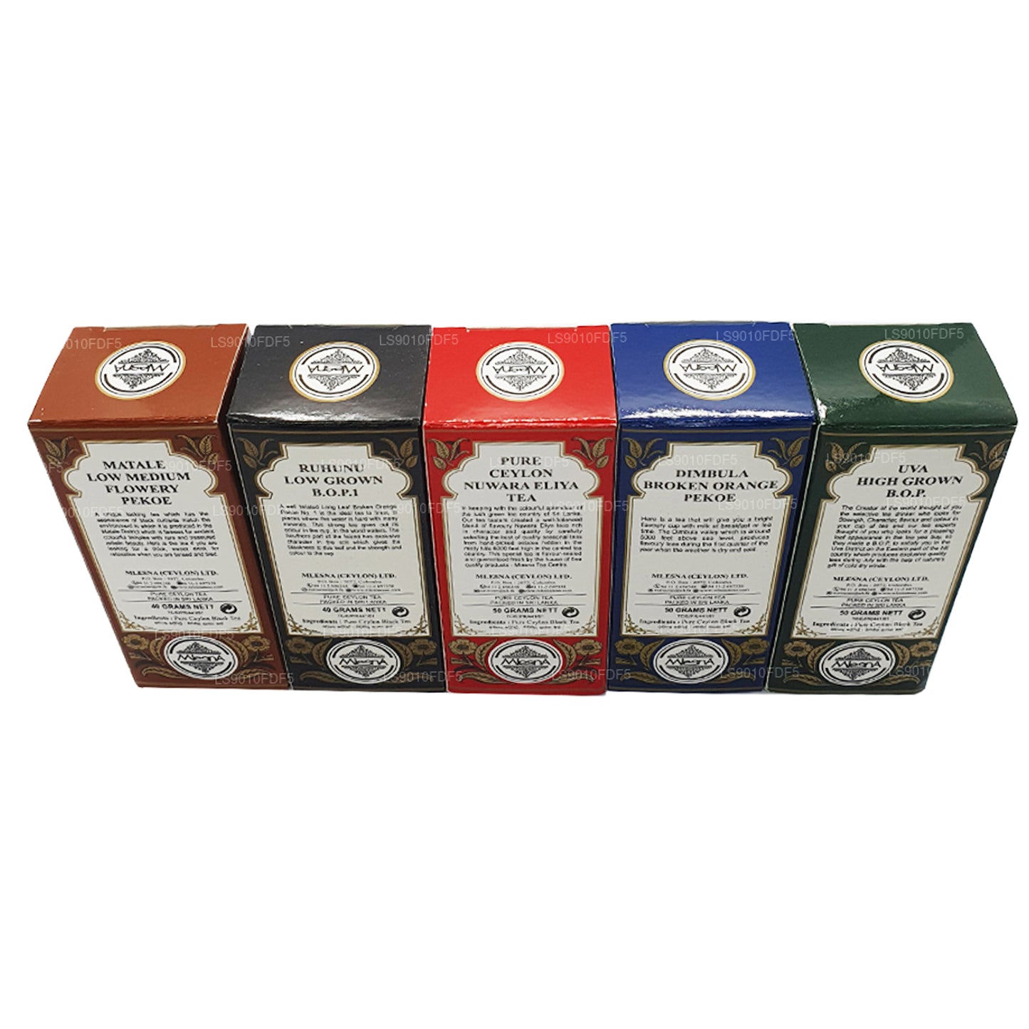 Mlesna 5 Regional Assorted Ceylon Black Tea (230g)