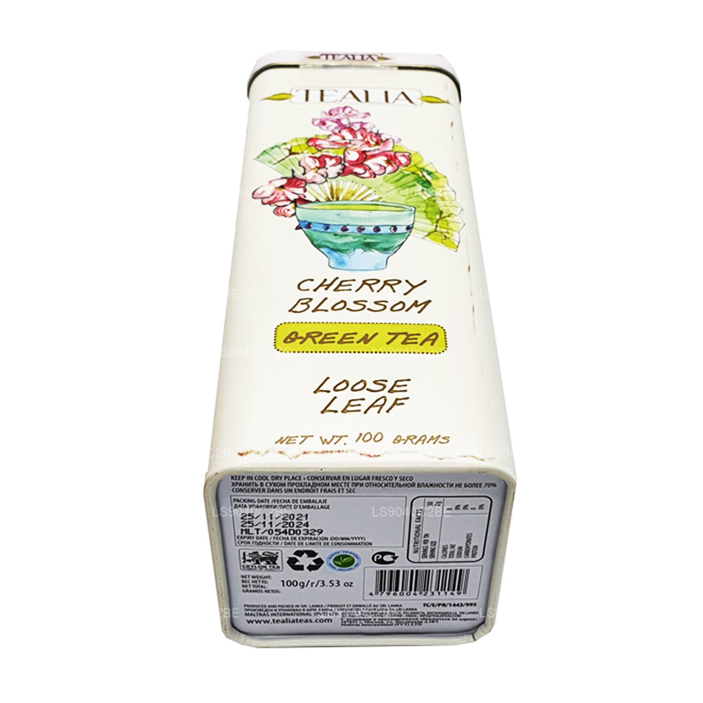 Tealia Cherry Blossom Green Tea (100g)