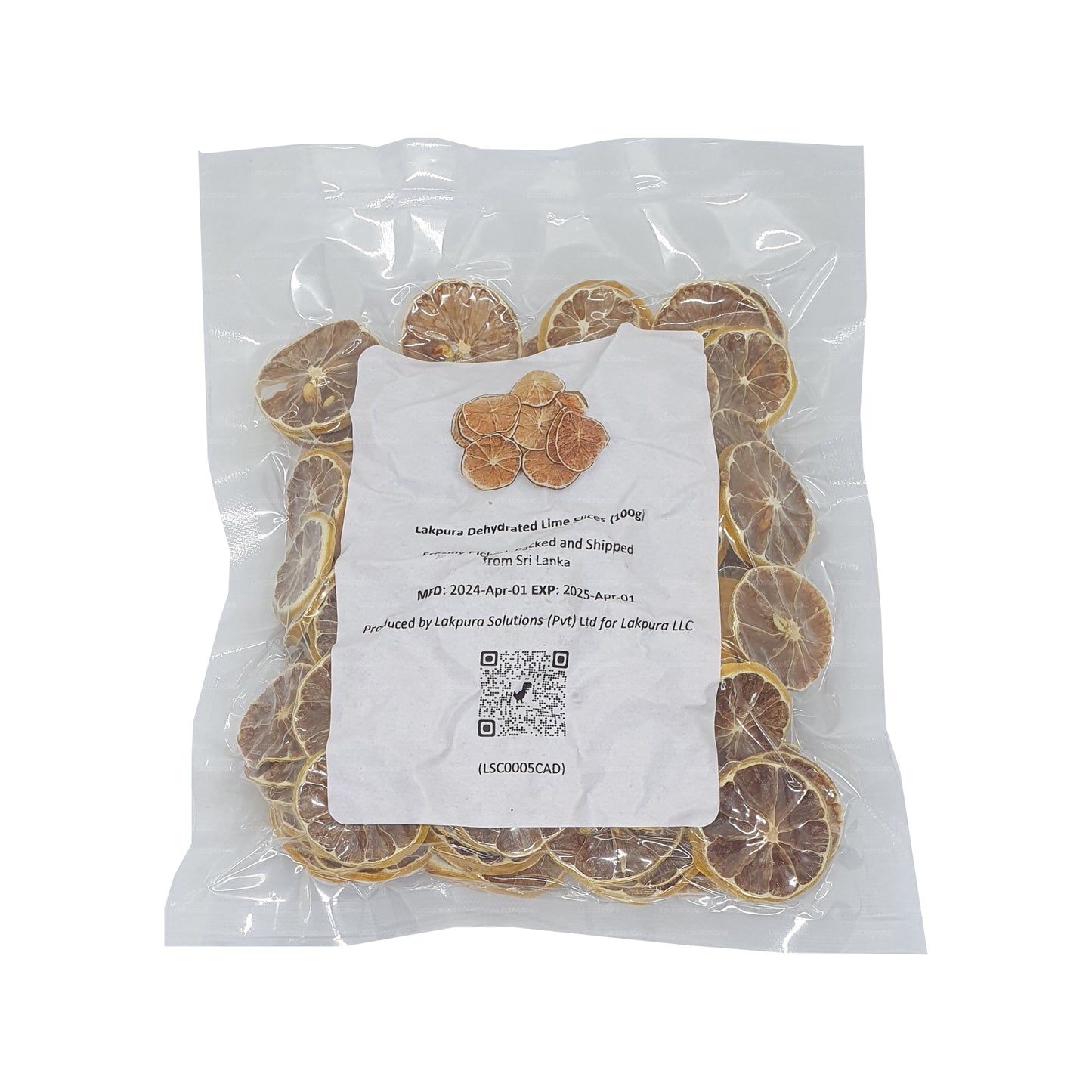 Lakpura Dehydrated Lime Slices (100g)