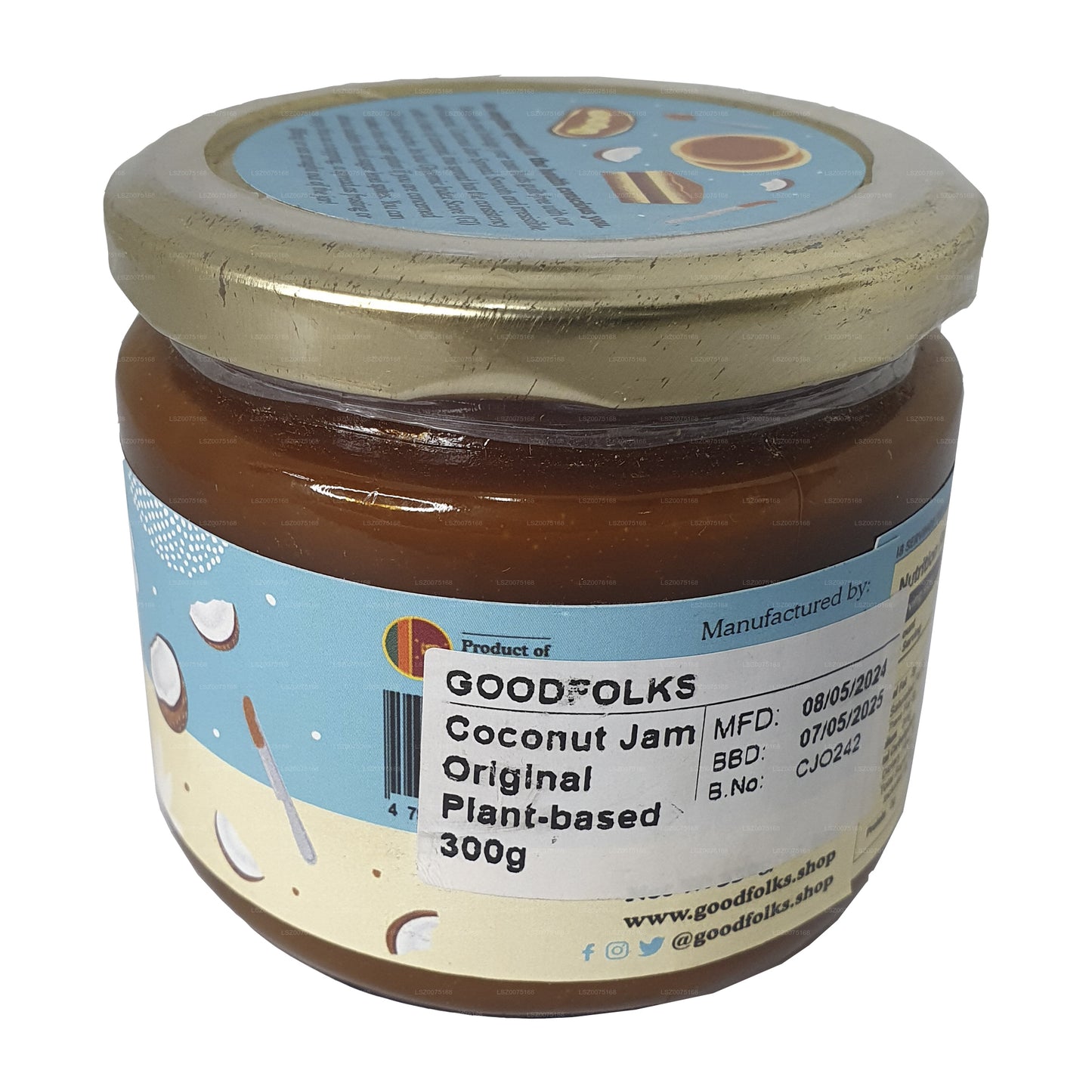 Goodfolks Natural Coconut Jam (330g)