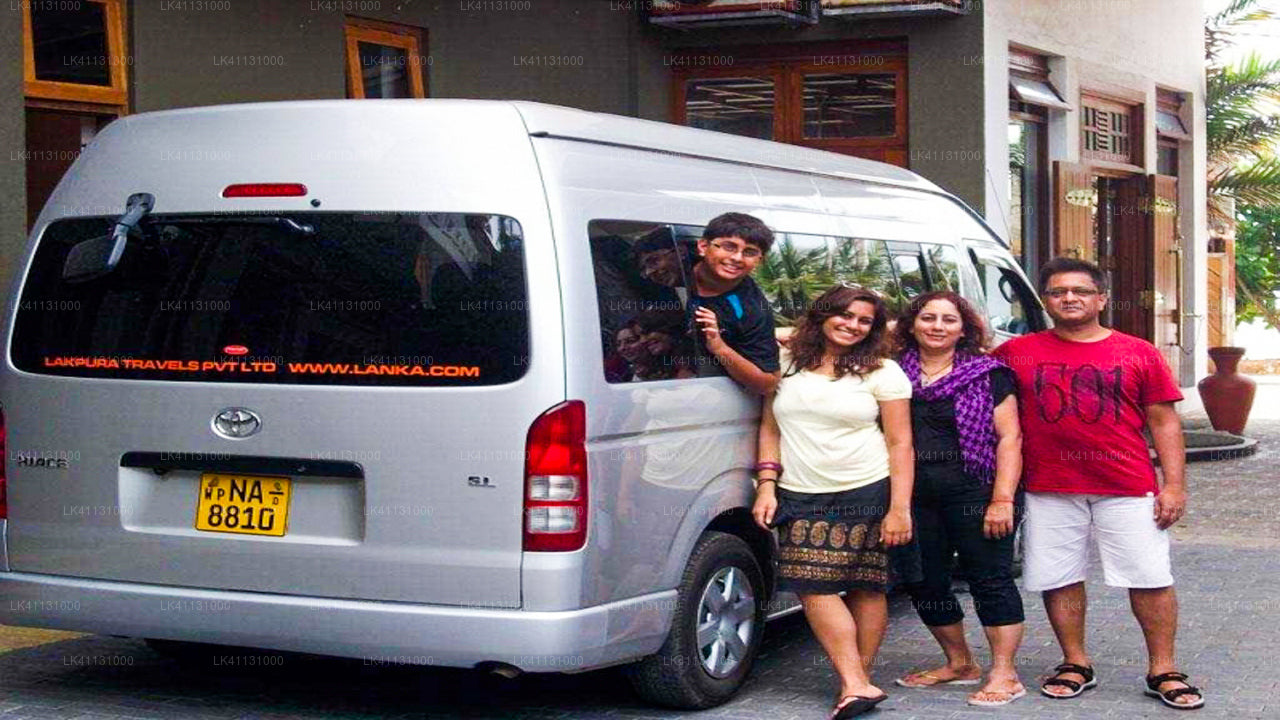 Bentota City to Colombo Airport (CMB) Private Transfer