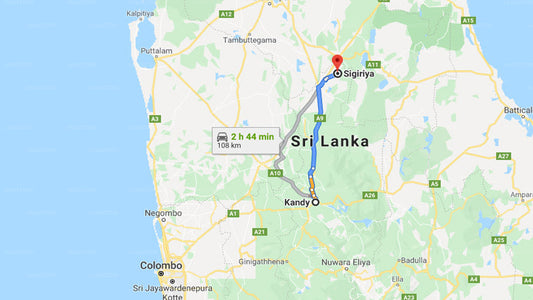 Kandy City to Sigiriya City Private Transfer