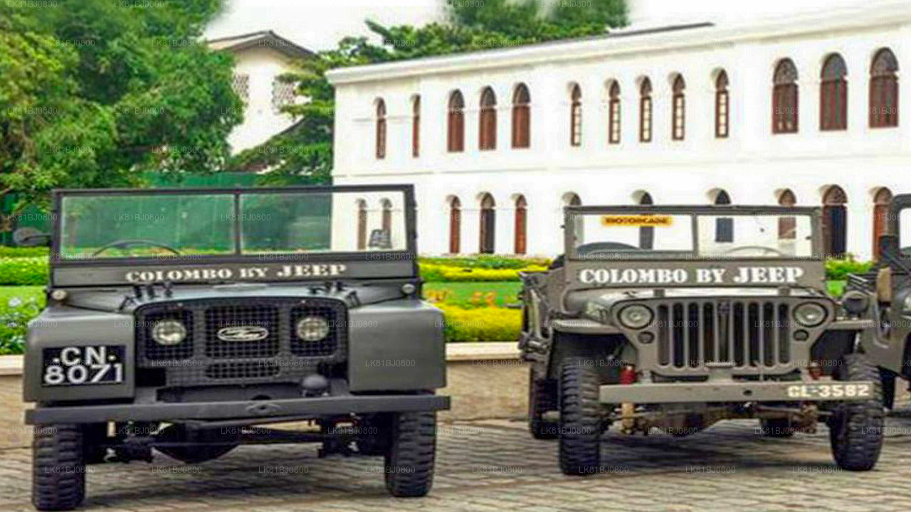 Colombo City Tour by War Jeep from Colombo Seaport