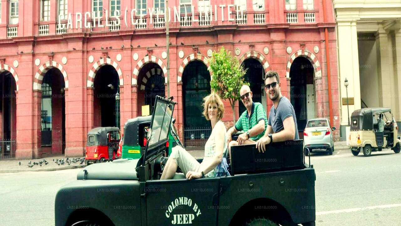 Colombo City Tour by War Jeep from Colombo Seaport