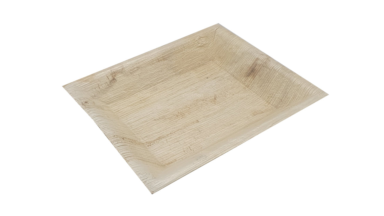 Handmade Areca Leaf Food Plate (Square Type)