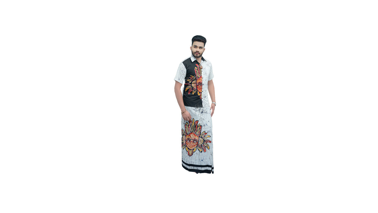 Lakpura Batik Shirt And Sarong (Design AB009) – Lakpura LLC