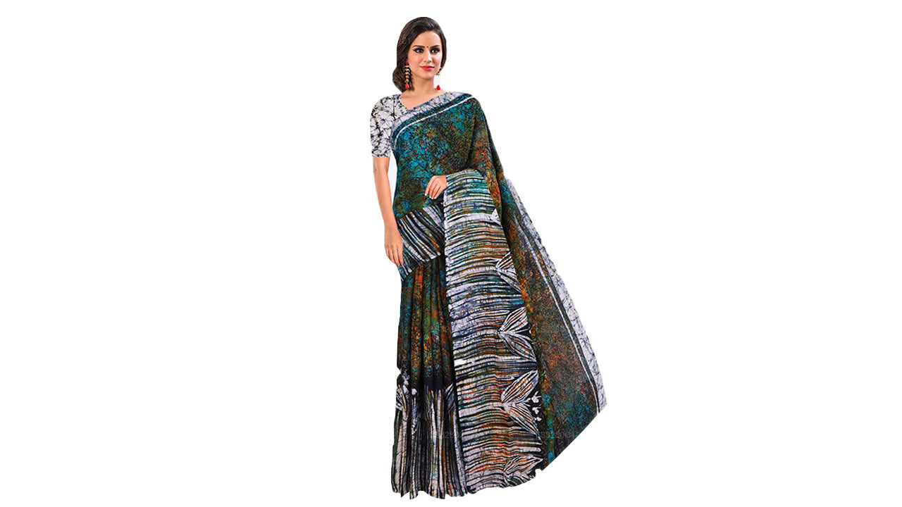 Lakpura Batik Saree (Design D) – Lakpura LLC