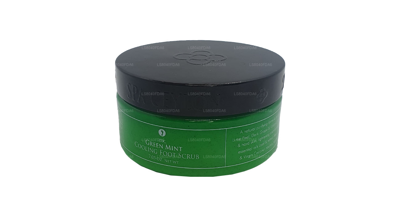 Spa Ceylon Green Mint Cooling Foot Scrub (200g)