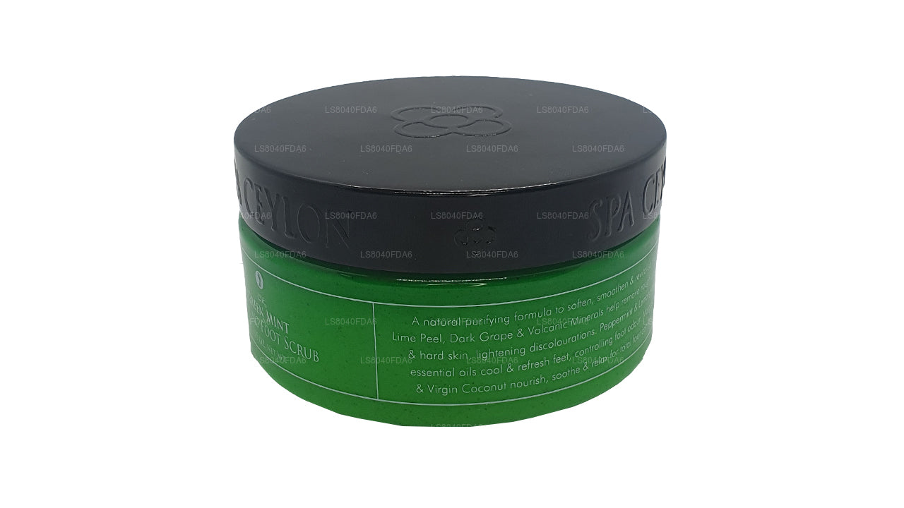 Spa Ceylon Green Mint Cooling Foot Scrub (200g)