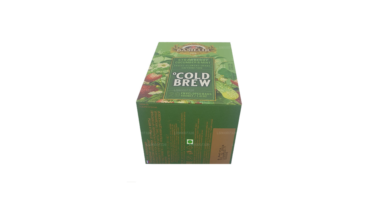 Basilur Cold Brew "Strawberry Cucumber and Mint" (40g) Box