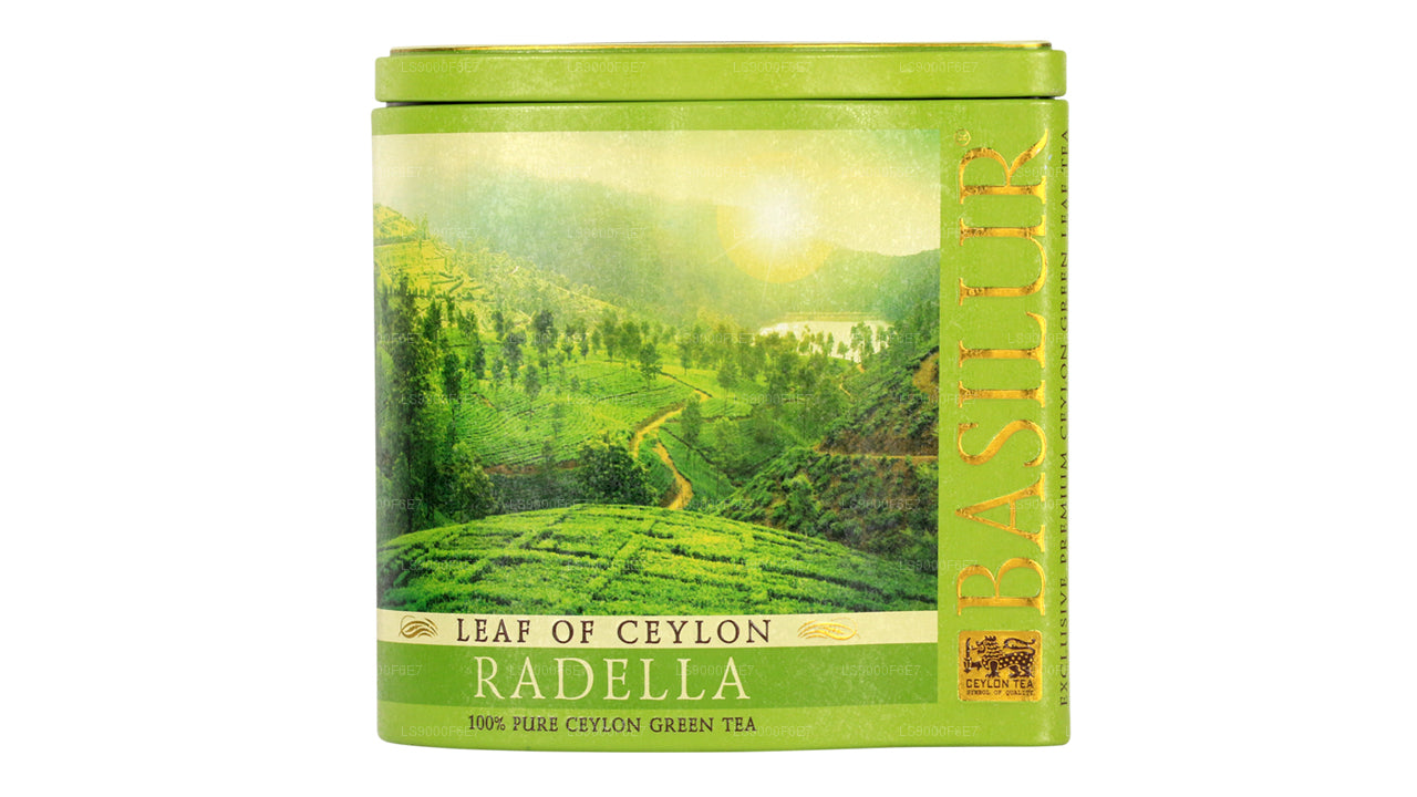 Basilur Leaf of Ceylon "Radella Green Tea" (100g) Caddy