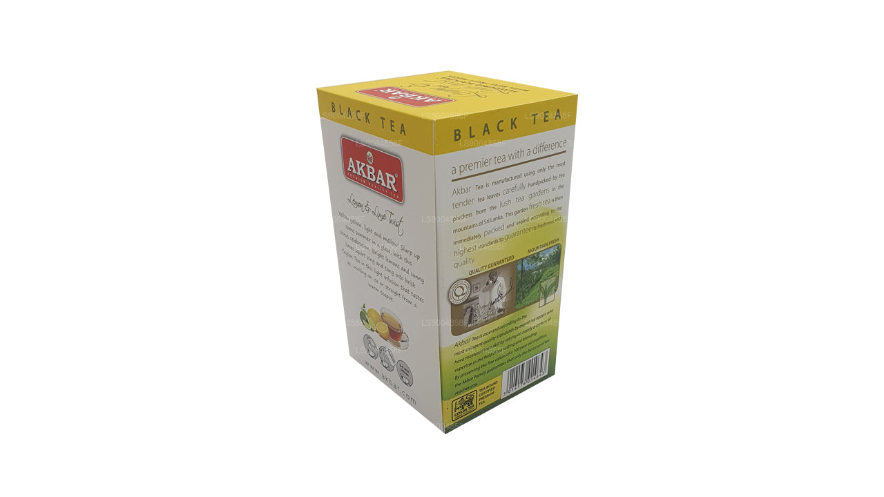 Akbar Lemon and Lime Twist Tea (40g) 20 Tea Bags