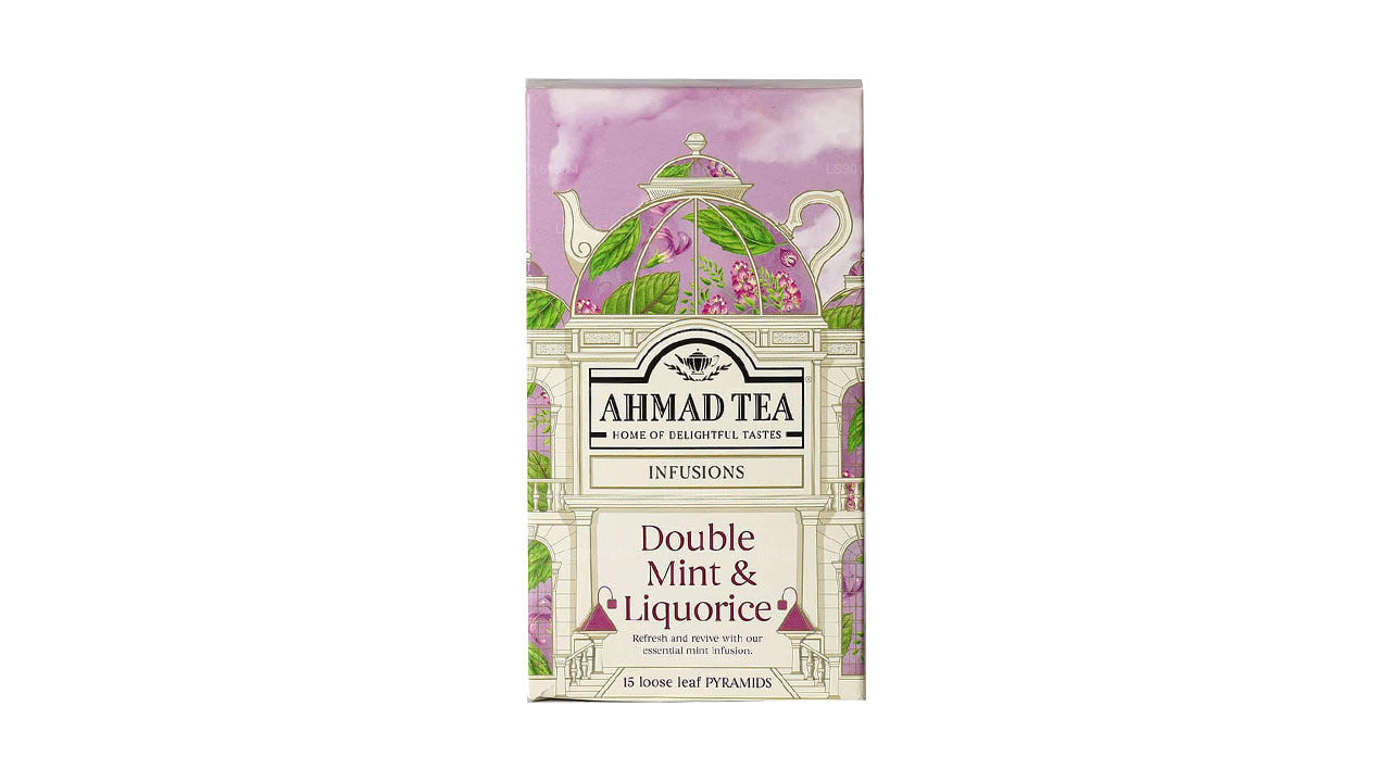 Ahmad Double Mint And Liquorice 15 Pyramid TB (30g)