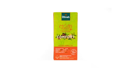 Dilmah Arana Comfort Natural Herbal Black Tea (20 Tagless Tea Bags)