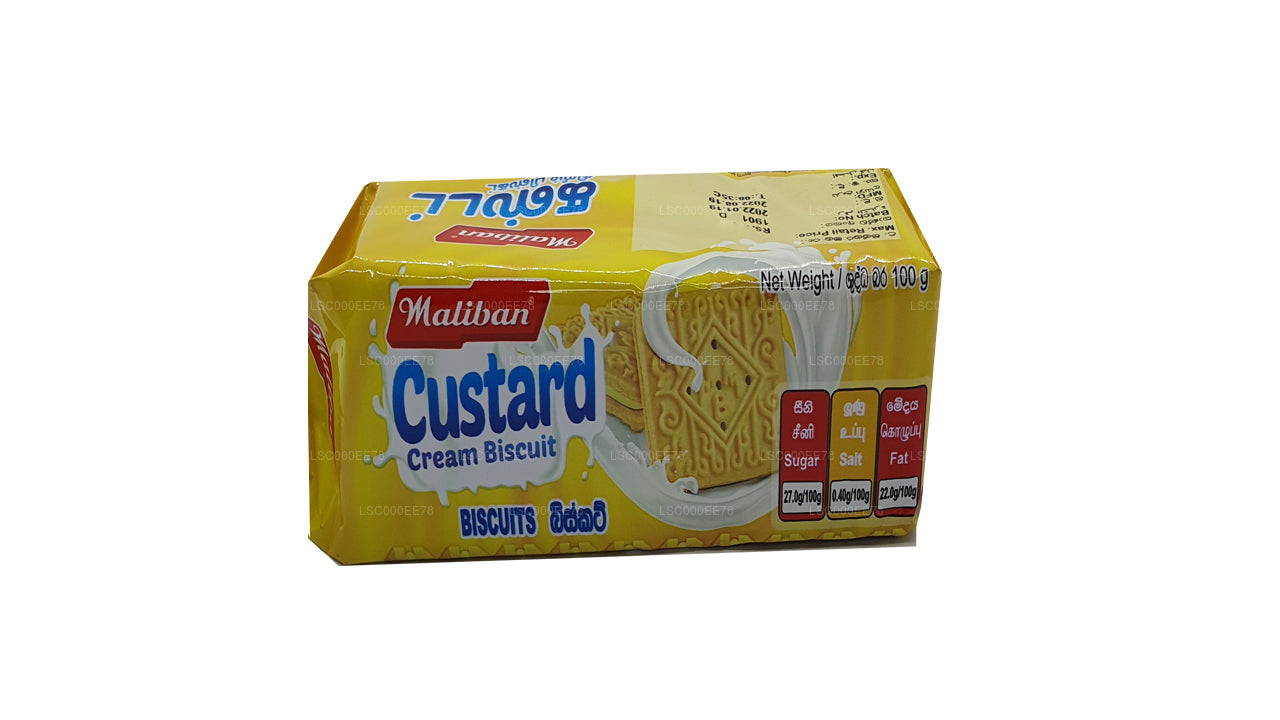 Maliban Custard Cream Sandwich Biscuit (100g)